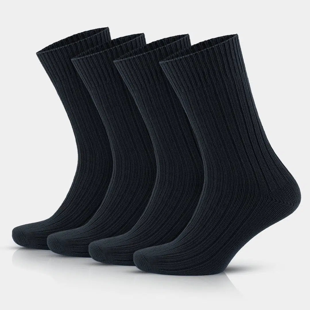 GoWith-100-cotton-black-socks GoWith-100-cotton-black-socks