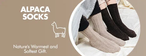 GoWith alpaca wool socks collection banner mobile
