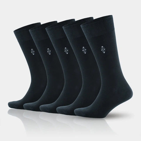 GoWith-bamboo-black-dress-socks-5-pairs