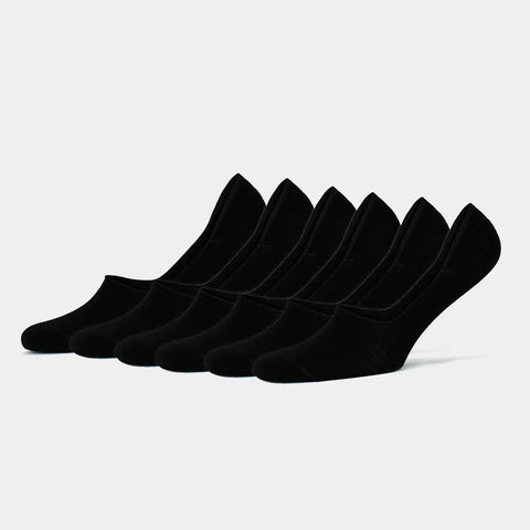 Black No-Show Socks Women - Non-Slip Socks for Women