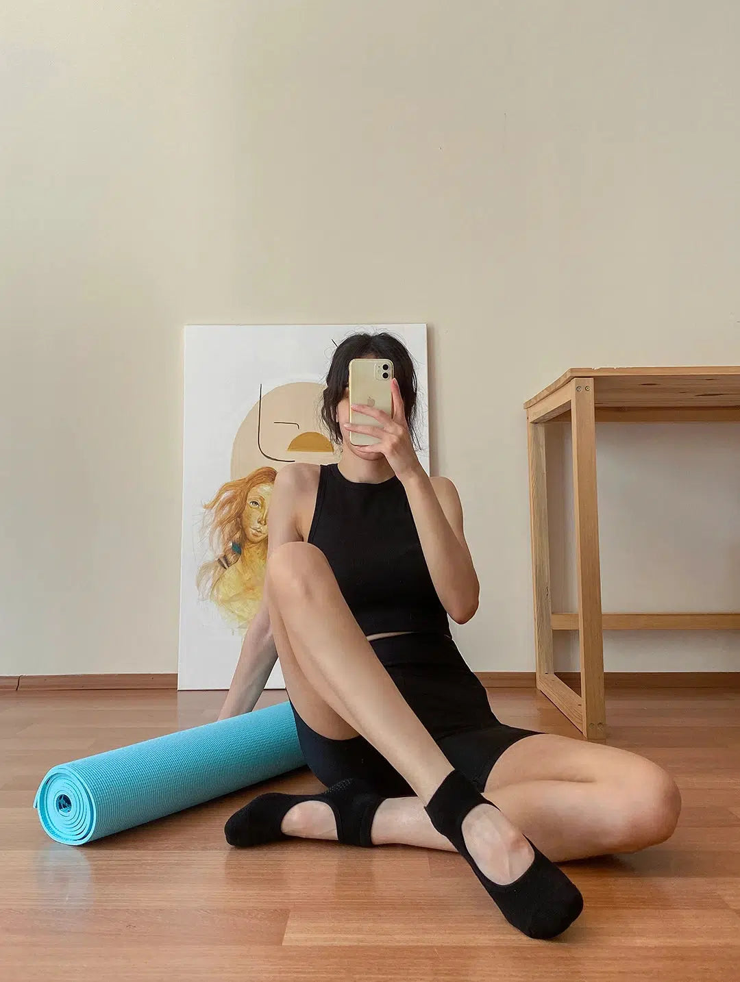 GoWith-black-pilates-socks-women GoWith-black-pilates-socks-women