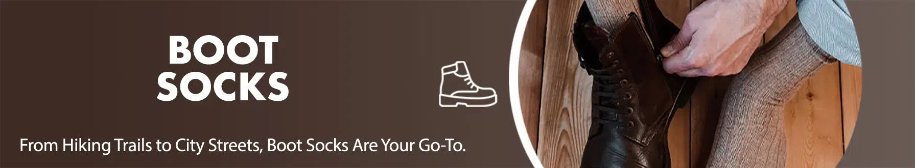 GoWith boot socks collection banner dekstop