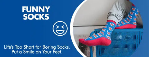 GoWith funny socks collection banner mobile