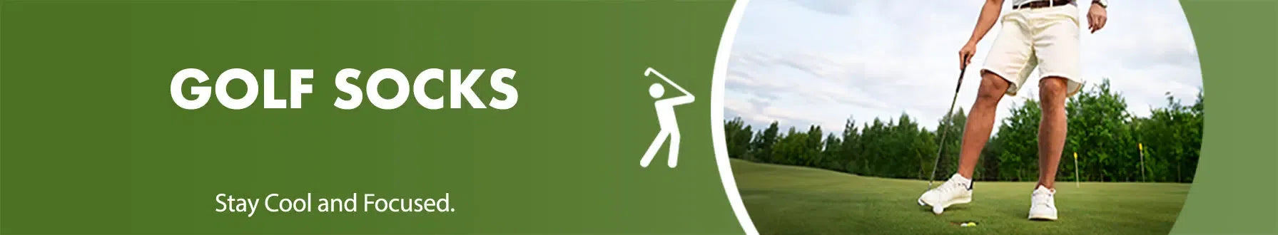 GoWith golf socks collection banner desktop
