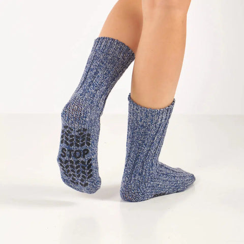 GoWith-hospital-grip-socks-blue-women GoWith-hospital-grip-socks-blue-women