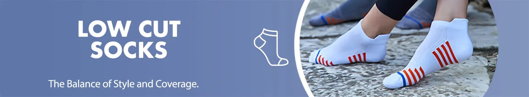 GoWith low cut socks collection banner desktop