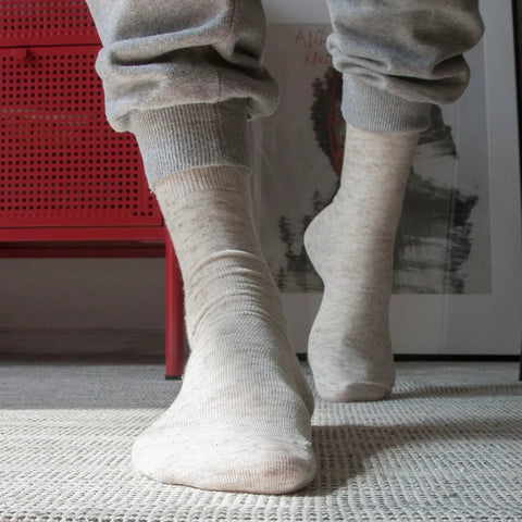 GoWith-men-thin-crew-socks-ecru GoWith-men-thin-crew-socks-ecru