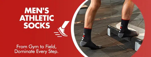 GoWith men's athletic socks collection banner mobile