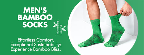 GoWith men's bamboo socks collection banner mobile