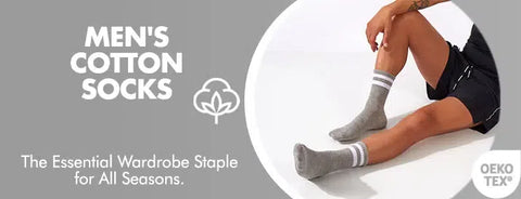 GoWith men's cotton socks collection banner mobile