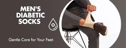 GoWith men's diabetic socks collection banner mobile