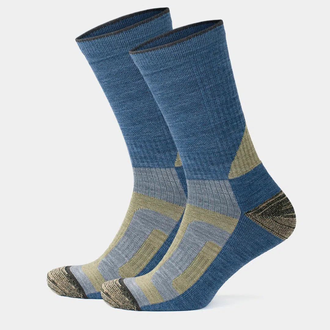 GoWith-merino-wool-hiking-socks-blue-2-pairs
