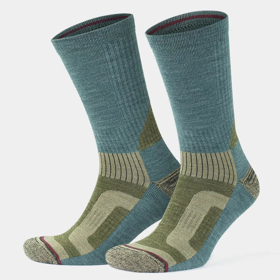 GoWith-merino-wool-hiking-socks-green-1-pair