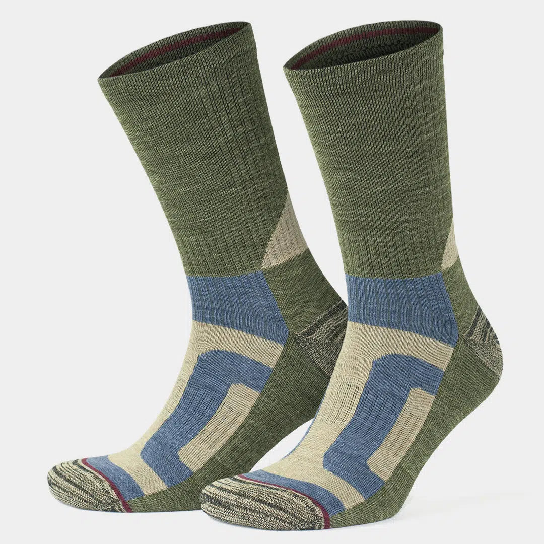 GoWith-merino-wool-hiking-socks-khaki-1-pair
