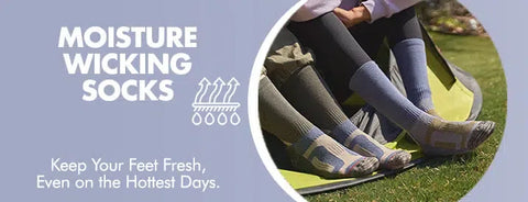 GoWith moisture wicking socks collection banner mobile