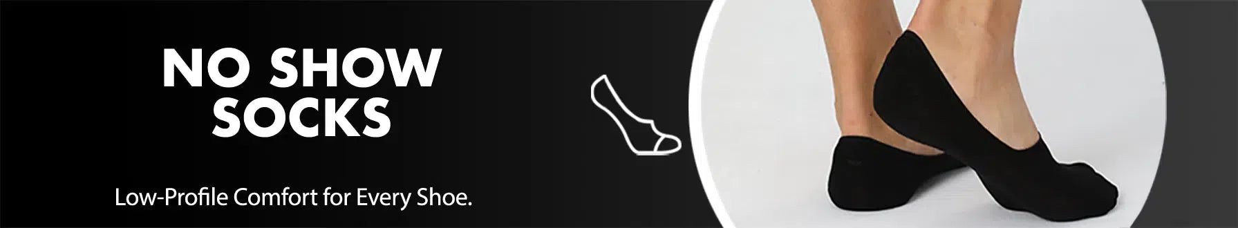 GoWith no show socks collection banner desktop