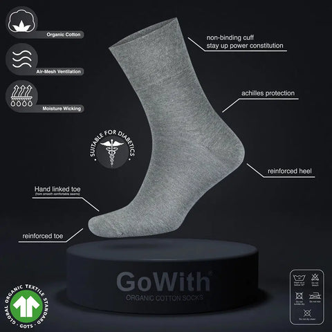 GoWith-organic-cotton-diabetic-socks-features