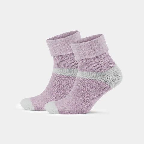 thick-ankle-socks-pink-ecru-2-pairs-GoWith