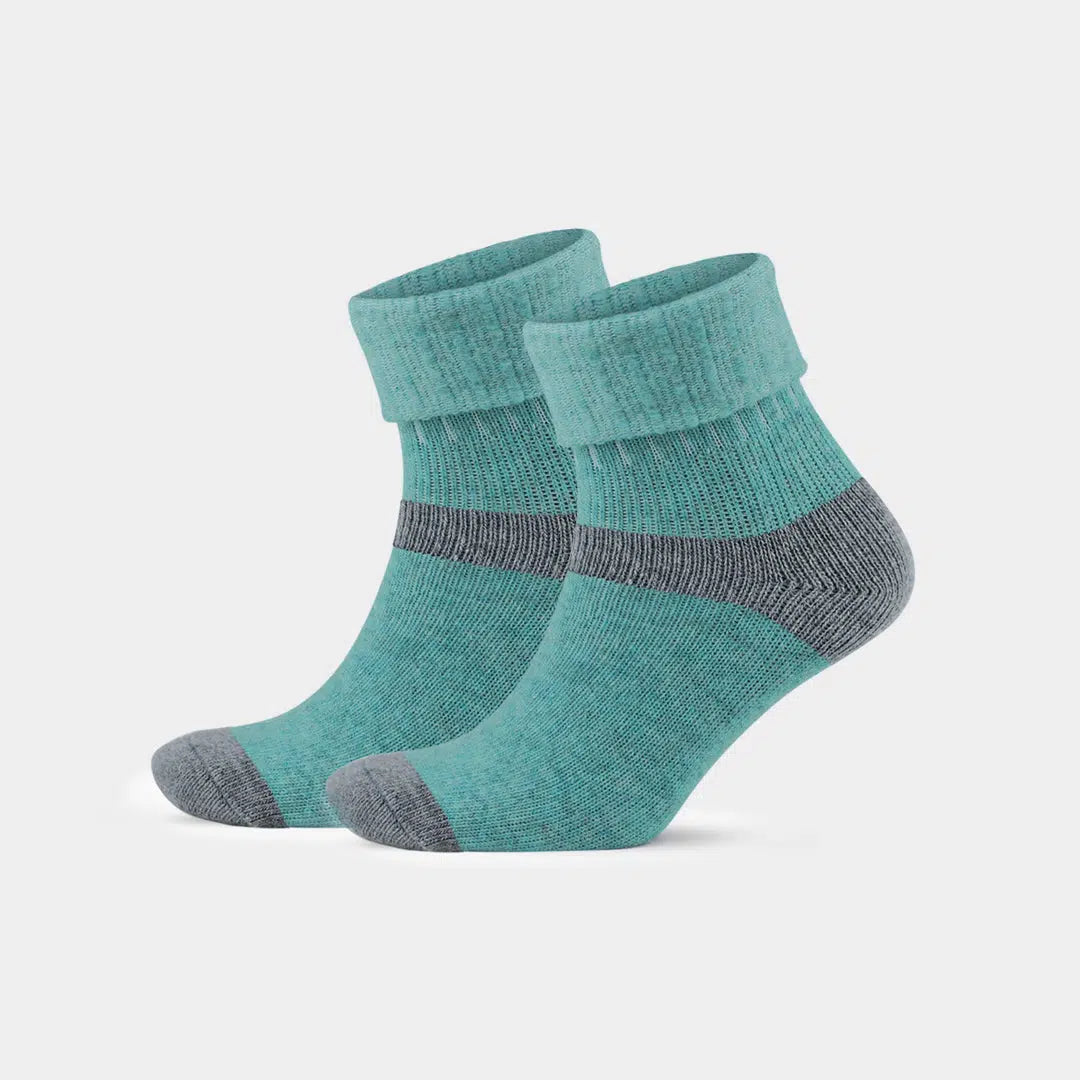 thick-ankle-socks-turquoise-gray-2-pairs-GoWith