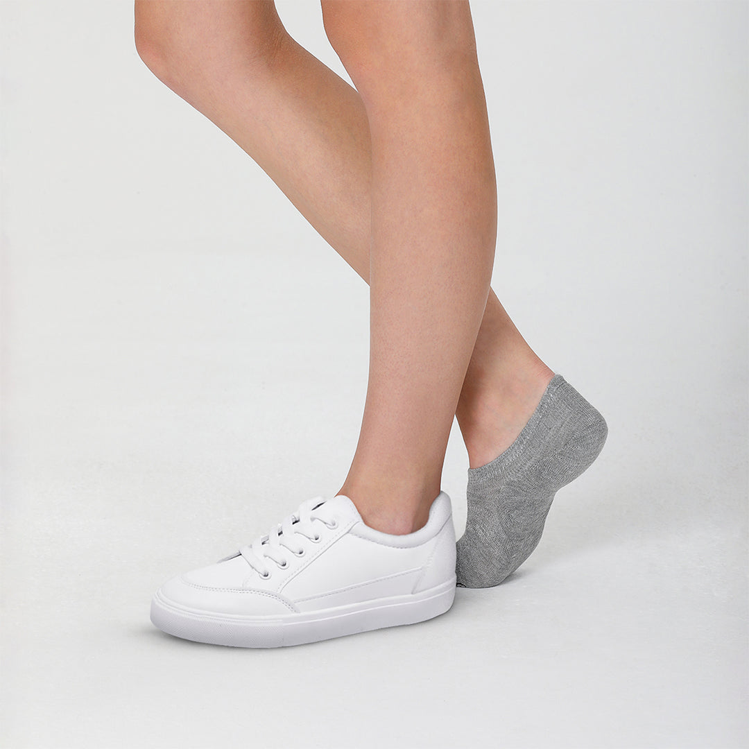 GoWith gray thin flat socks for women GoWith gray thin flat socks for women