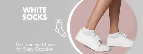 GoWith white socks collection banner mobile