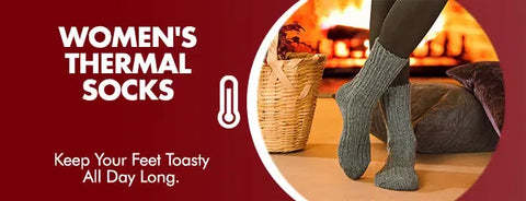 GoWith women's thermal socks collection banner mobile