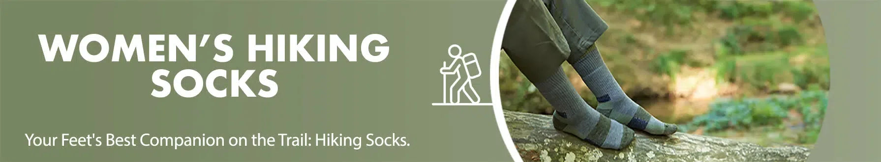 GoWith women's hiking socks collection banner desktop