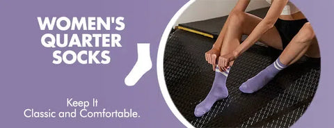 GoWith women's quarter socks collection banner mobile