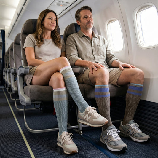 The Benefits of Compression Socks for Long Flights