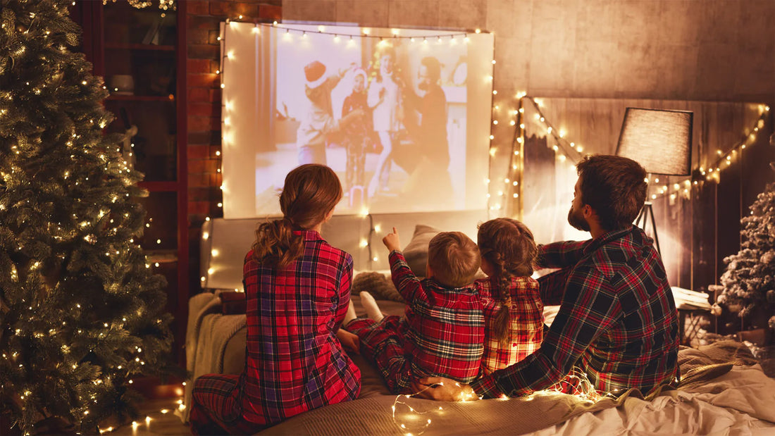 Family movie night on Christmas