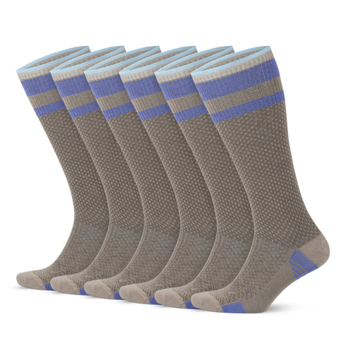 15-20mmHg Bamboo Knee High Compression Socks for Men & Women