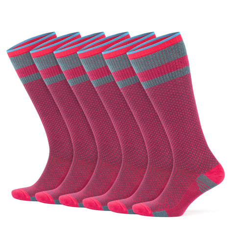 15-20mmHg Bamboo Knee High Compression Socks for Men & Women