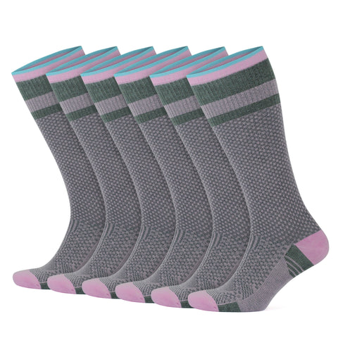 15-20mmHg Bamboo Knee High Compression Socks for Men & Women