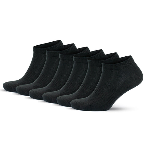 Premium Cotton Ankle Sneaker Socks for Men & Women, 6 Pairs Breathable Lightweight Casual Low Cut Athletic Socks 3009