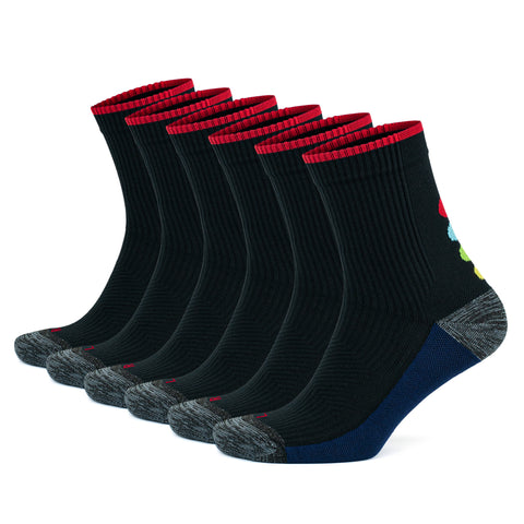 15-20 mmHg Quarter Compression Running Socks for Men and Women - 3 Pairs