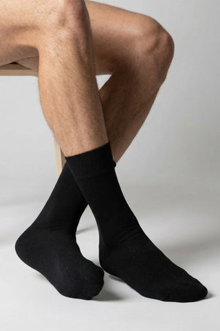 Men's Cotton Crew Socks, Breathable - 10 Pairs