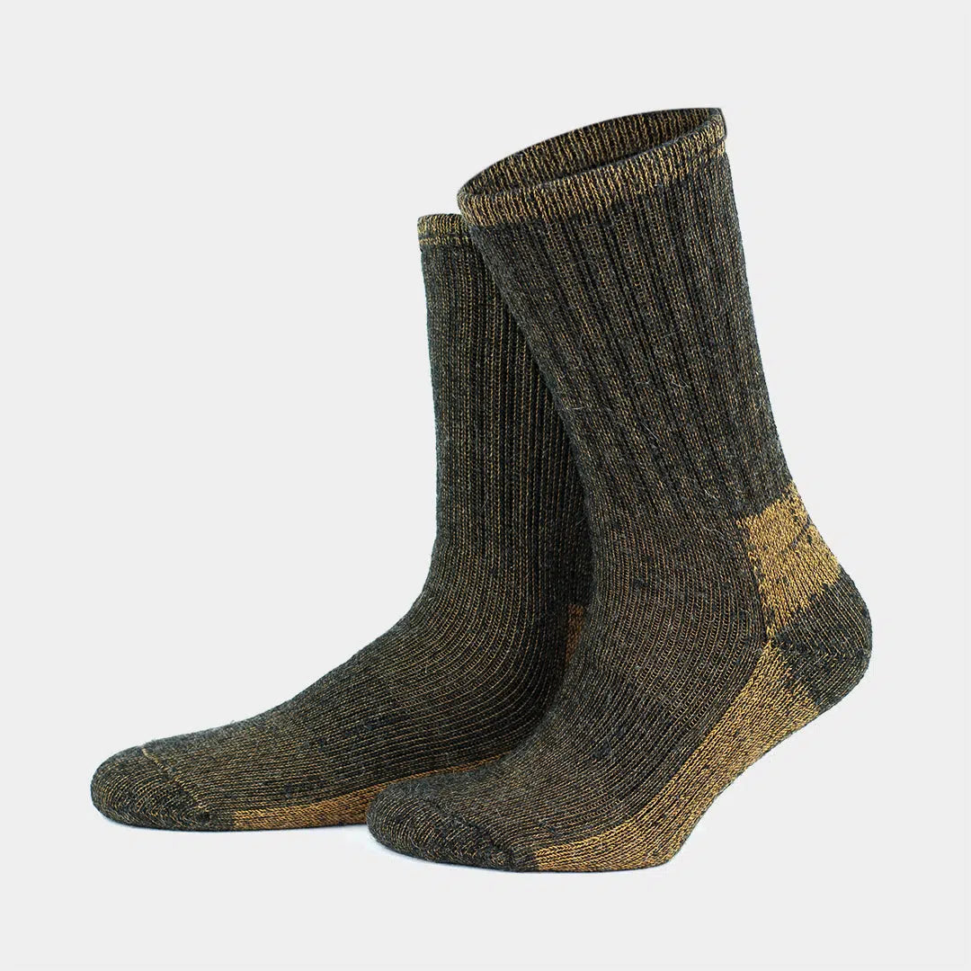 GoWith-alpaca-boot-socks-anthracite-orange