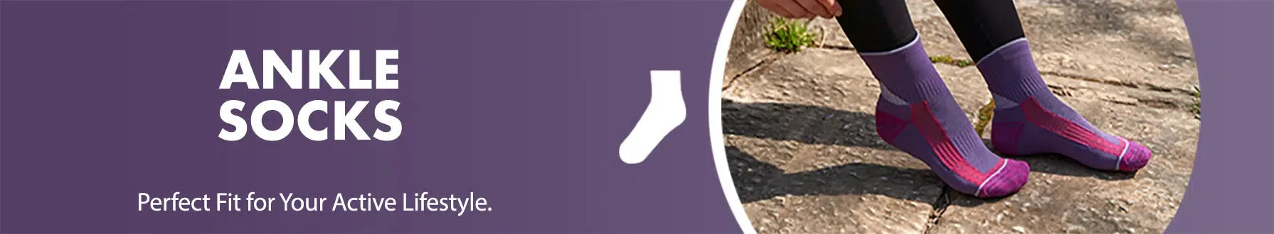 GoWith ankle socks collection banner desktop