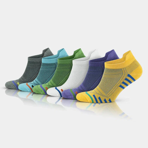 GoWith-arch-support-colorful-athletic-socks-6-pairs