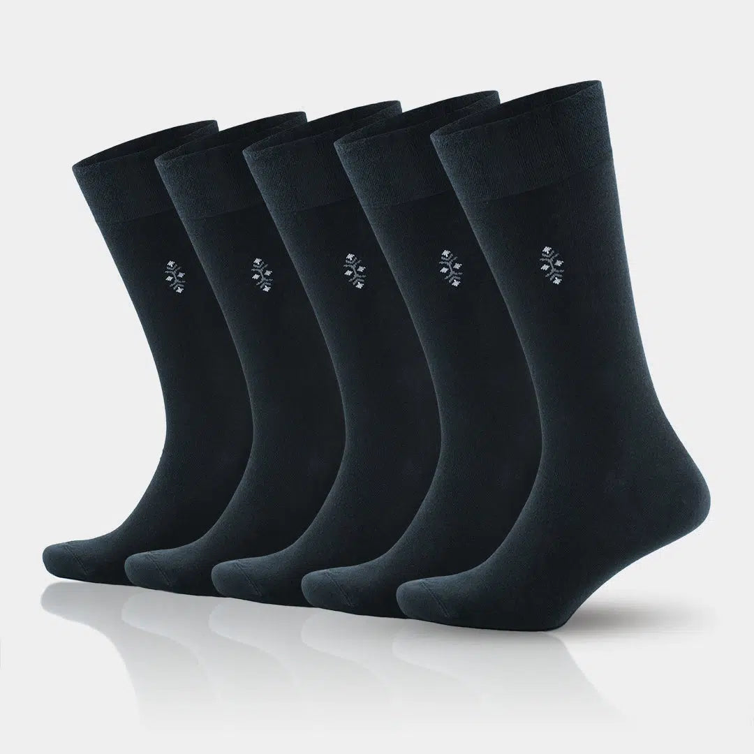 Black Dress Socks for Men - Bamboo Dress Socks