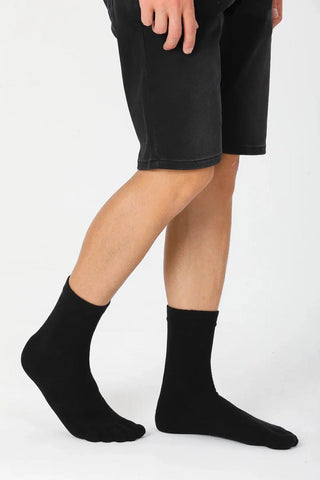 GoWith-black-funny-toe-socks