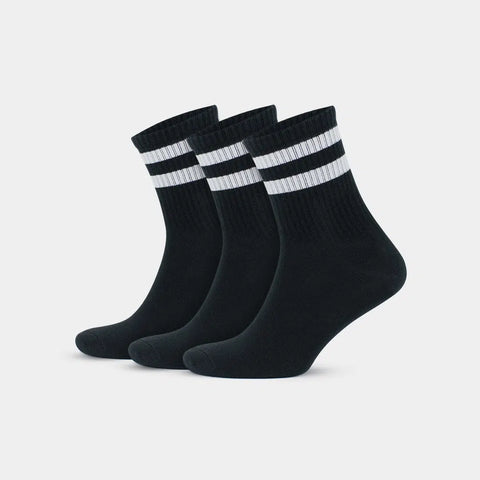GoWith-black-retro-college-socks-for-women