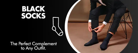 GoWith black socks collection banner mobile