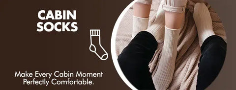 GoWith cabin socks collection banner mobile