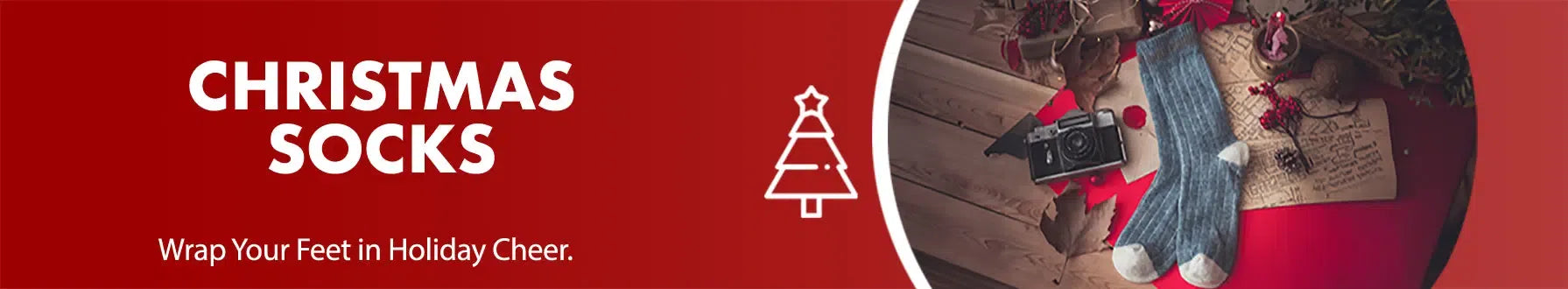 GoWith christmas socks collection banner desktop