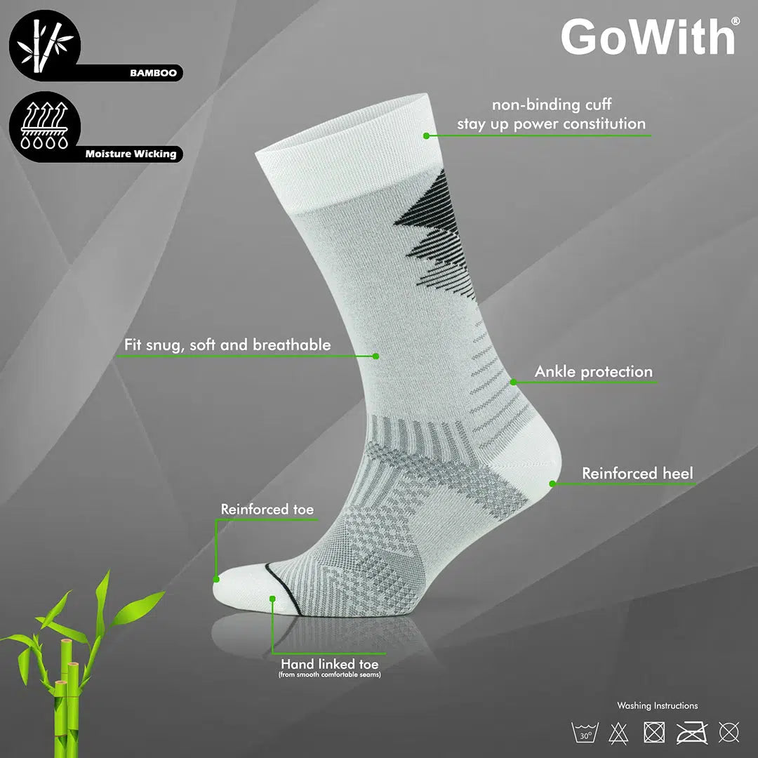 sweat wicking dress socks Men's Patterned Dress Socks - Bamboo Colorful Socks