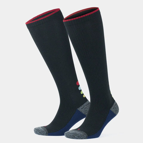 GoWith-compression-running-socks-black-navy-1-pair