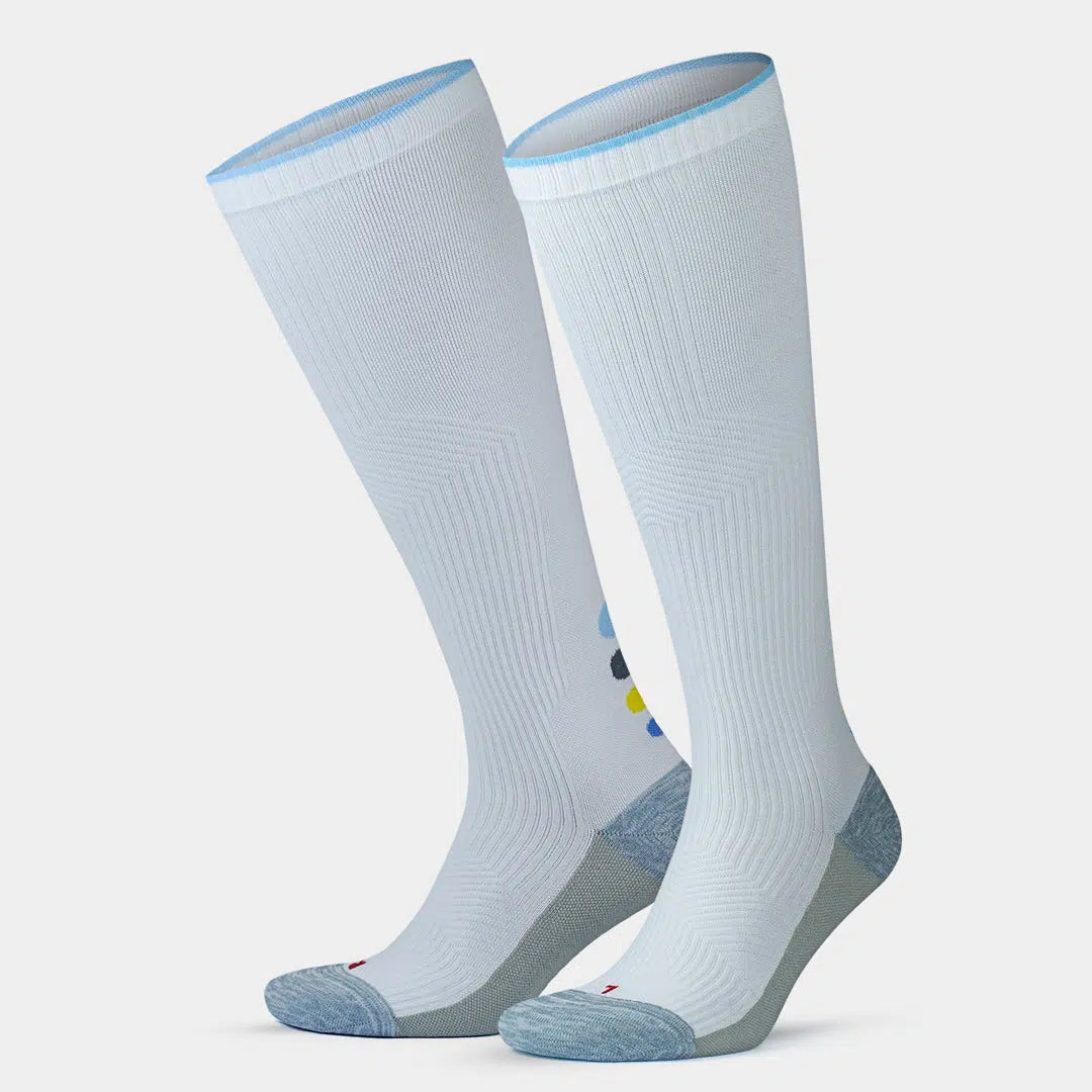 GoWith-compression-running-socks-white-1-pair
