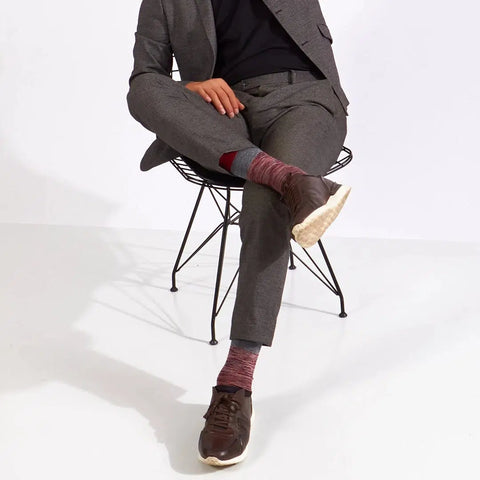 GoWith-dark-red-cotton-dress-socks-for-men