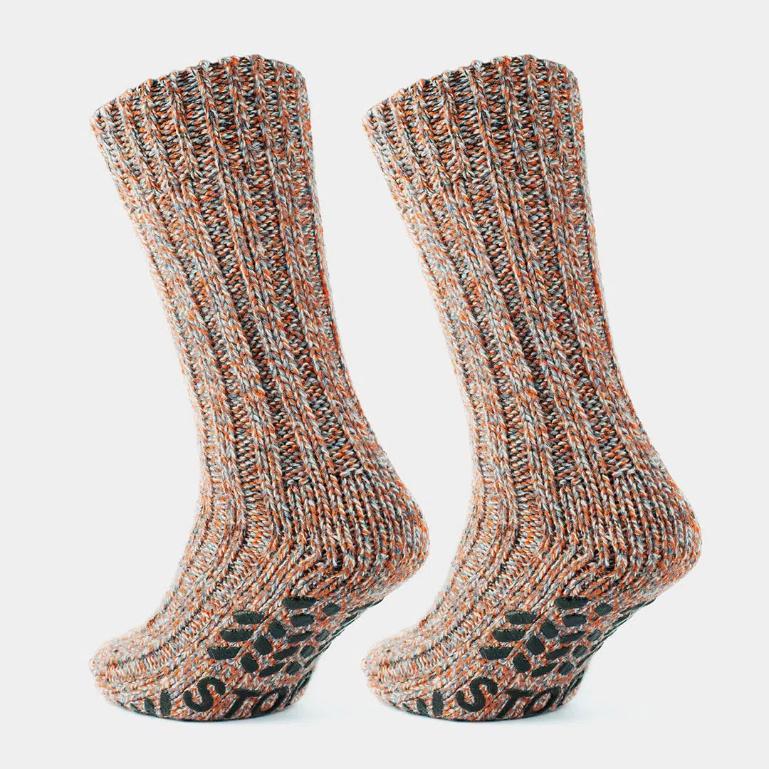GoWith-hospital-grip-socks-orange-1-pair